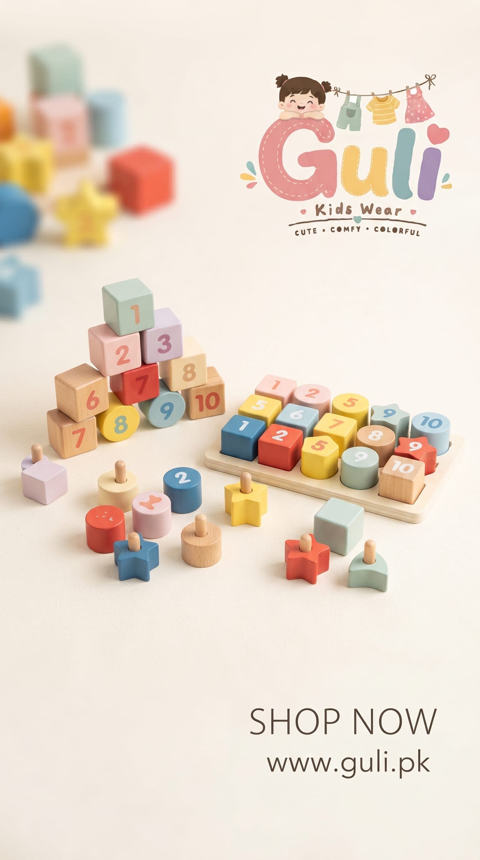 Counting & Sorting Number Blocks — w